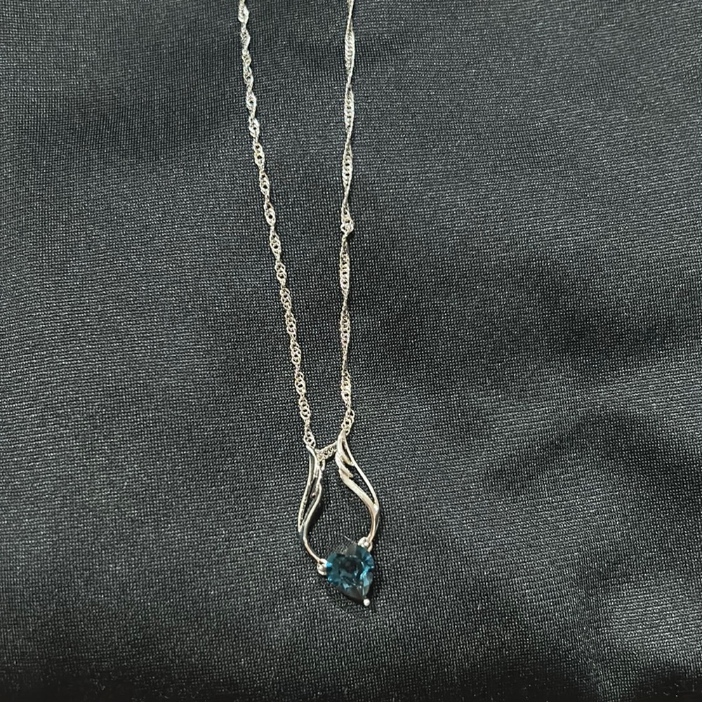 Barzel Guardian angel necklace sterling silver